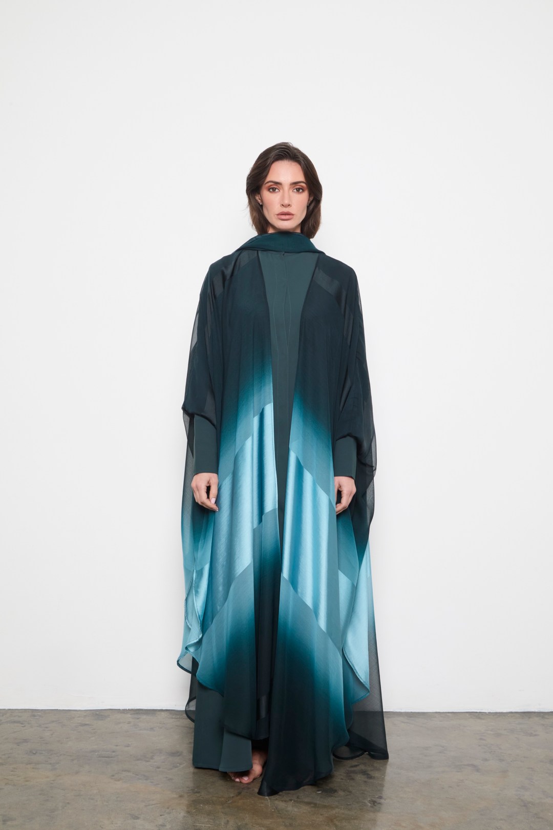 Shaded in teal